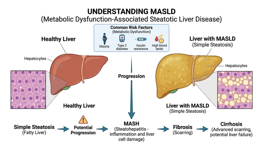 MASLD Kya Hai? — Fatty Liver Ka Naya Naam Aur 2026 Mein Proven Treatment MASLD Kya Hai